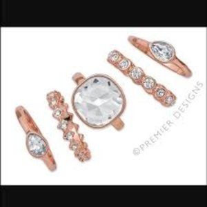 Premier Designs Sienna 5 piece Rings (Item #1718)